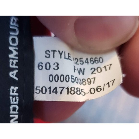 Under Armour Classic Fit Red With Black Logo Youth Small/Medium Hat Cap - Picture 9 of 12